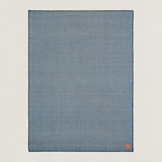 Swing blanket - Blue | Hermès USA